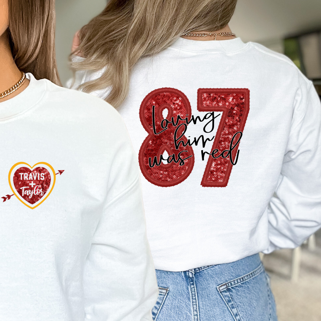 Loving him was red 87 Graphic T-shirt and Sweatshirt - Southern Soul Collectives