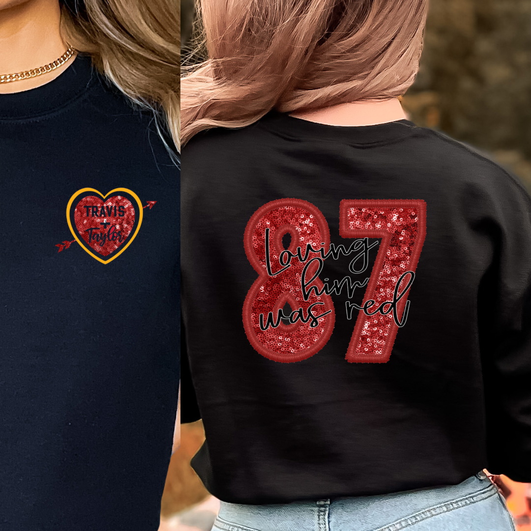 Loving him was red 87 Graphic T-shirt and Sweatshirt - Southern Soul Collectives