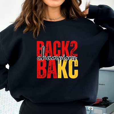 Back2Back Champions Graphic T-shirt and Sweatshirt in Multilpe Colors - Southern Soul Collectives