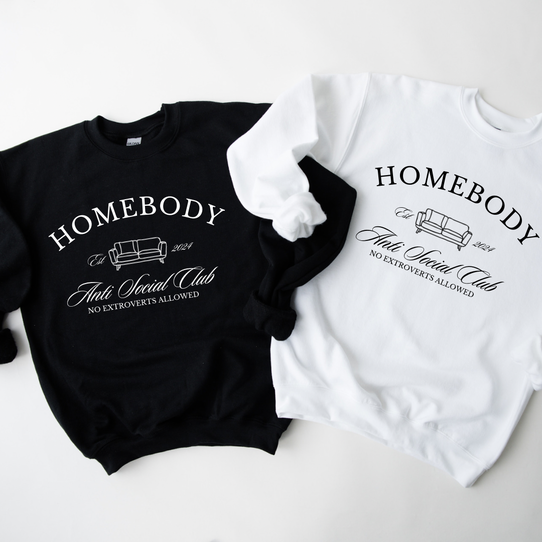 Home Body Anti Social Club Graphic T-shirt and Sweatshirt - Southern Soul Collectives