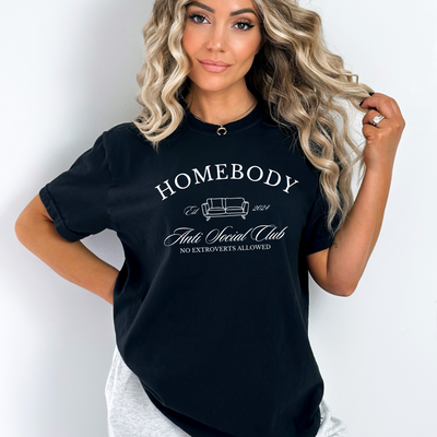 Home Body Anti Social Club Graphic T-shirt and Sweatshirt - Southern Soul Collectives