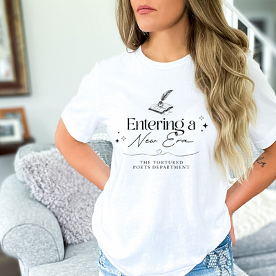 Entering a New Era Tortured Poets Graphic T-shirt and Sweatshirt - Southern Soul Collectives