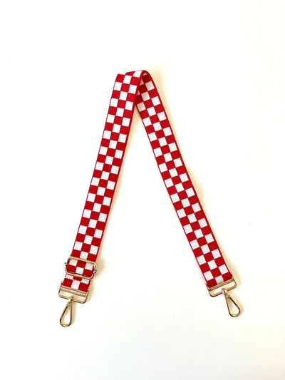 Lizzie Checkered Adjustable Bag Strap Southern Soul Collectives