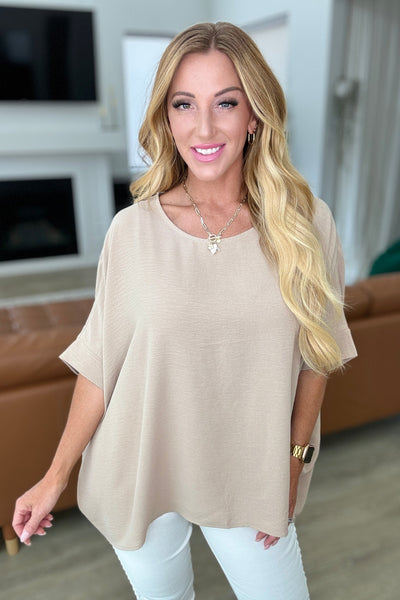 Feels Like Me Dolman Sleeve Top in Taupe Southern Soul Collectives