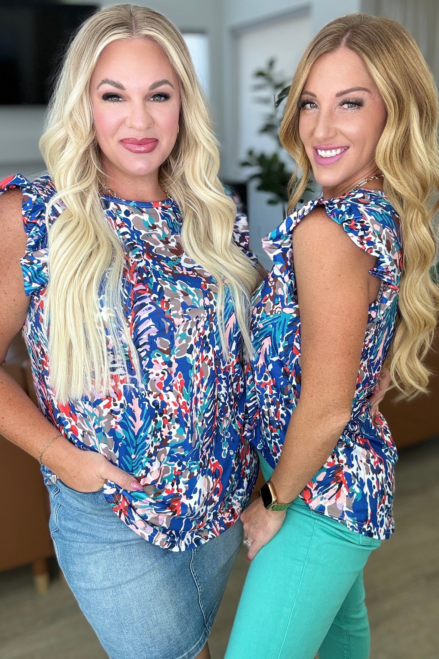 Do More Flutter Sleeve Top Southern Soul Collectives