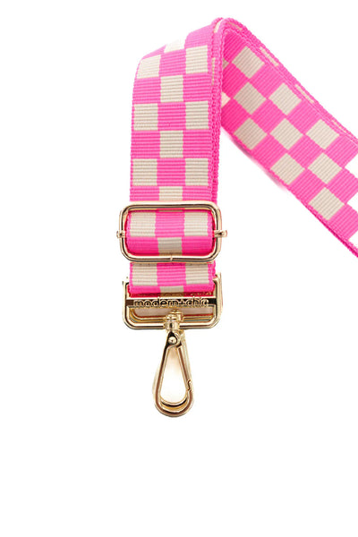 Lizzie Checkered Adjustable Bag Strap Southern Soul Collectives