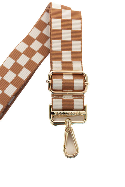 Lizzie Checkered Adjustable Bag Strap Southern Soul Collectives