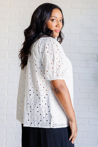 I'll Let You Know Eyelet Lace Blouse Southern Soul Collectives