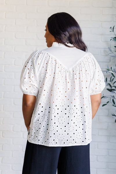 I'll Let You Know Eyelet Lace Blouse Southern Soul Collectives