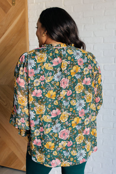 Ideal Ideas Floral Blouse Southern Soul Collectives