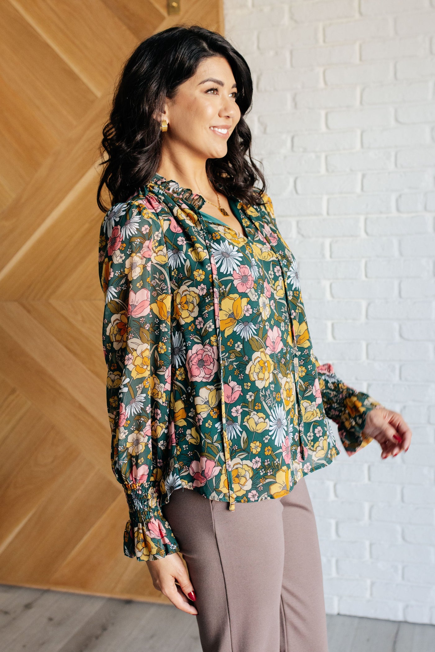 Ideal Ideas Floral Blouse Southern Soul Collectives