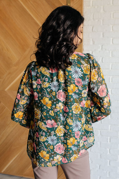 Ideal Ideas Floral Blouse Southern Soul Collectives