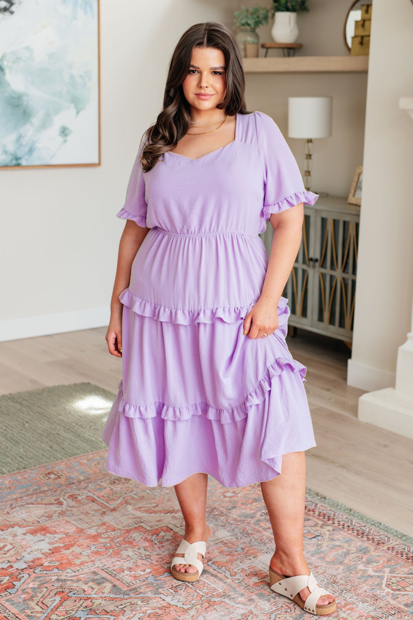In My Carefree Era Tiered Ruffled Dress Southern Soul Collectives