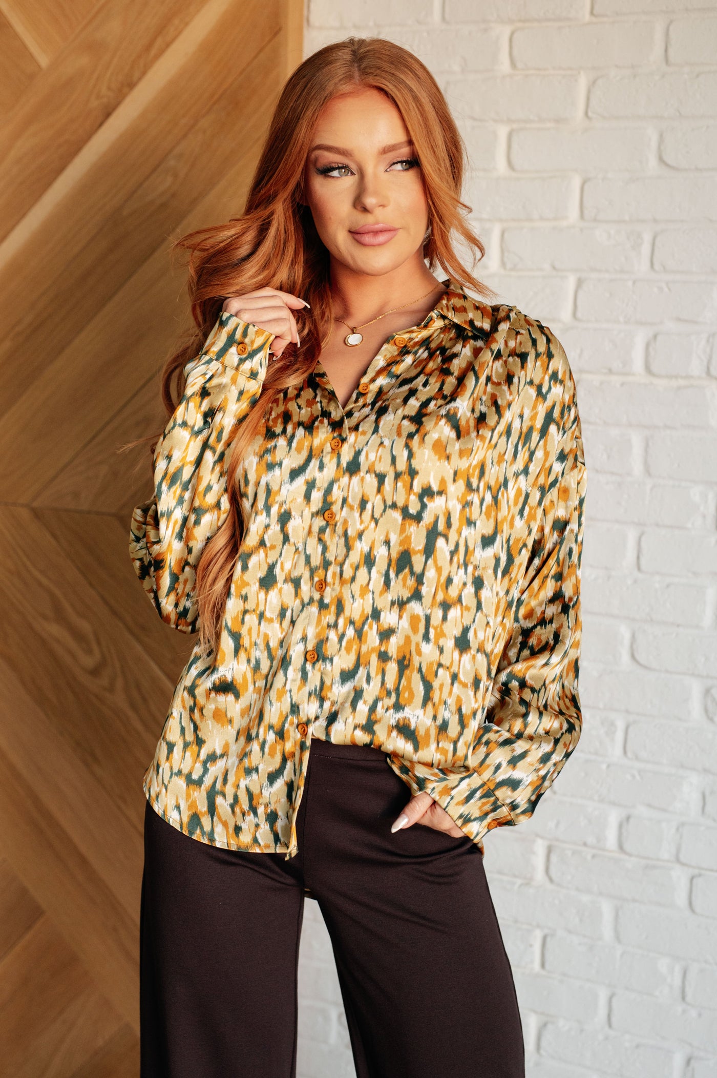 In the Willows Button Up Blouse Southern Soul Collectives