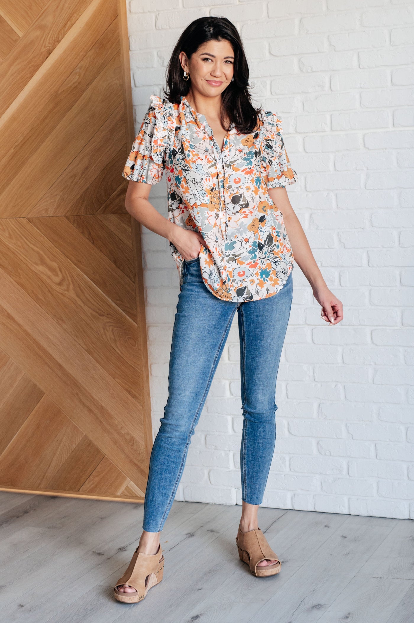 It's Intuitive Floral Blouse Southern Soul Collectives