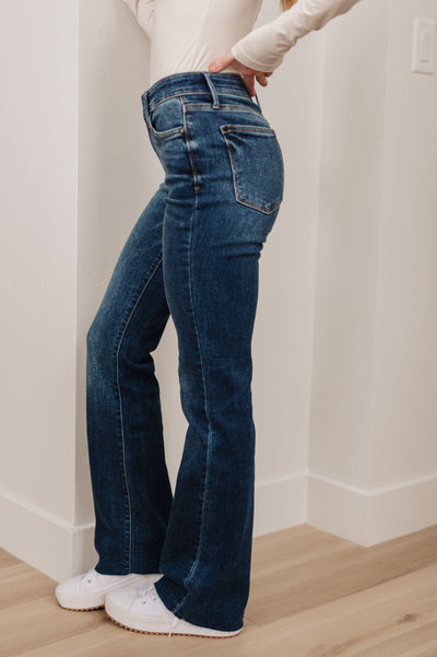 Judy Blue Jeans Josephine Mid Rise Raw Hem Bootcut Jeans - Southern Soul Collectives