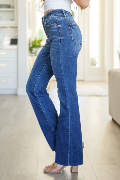 Judy Blue Jeans Josephine Mid Rise Raw Hem Bootcut Jeans Womens Southern Soul Collectives 