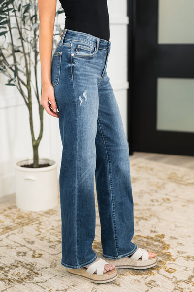 Julia High Rise 90's Straight Leg Jeans Southern Soul Collectives