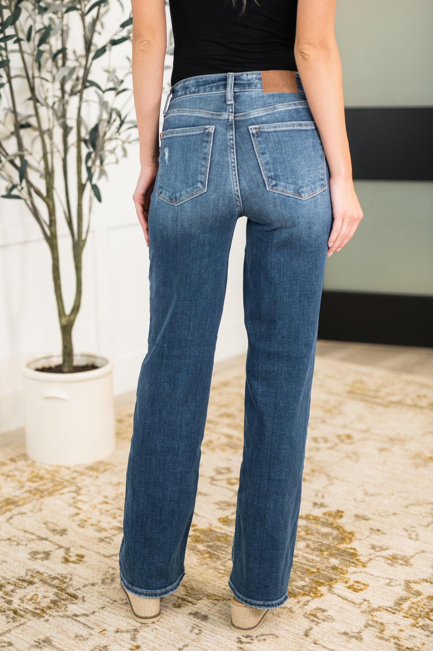 Julia High Rise 90's Straight Leg Jeans Southern Soul Collectives