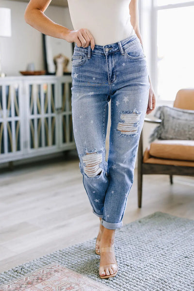 Juliet Star Crossed Boyfriend Jeans Womens Southern Soul Collectives