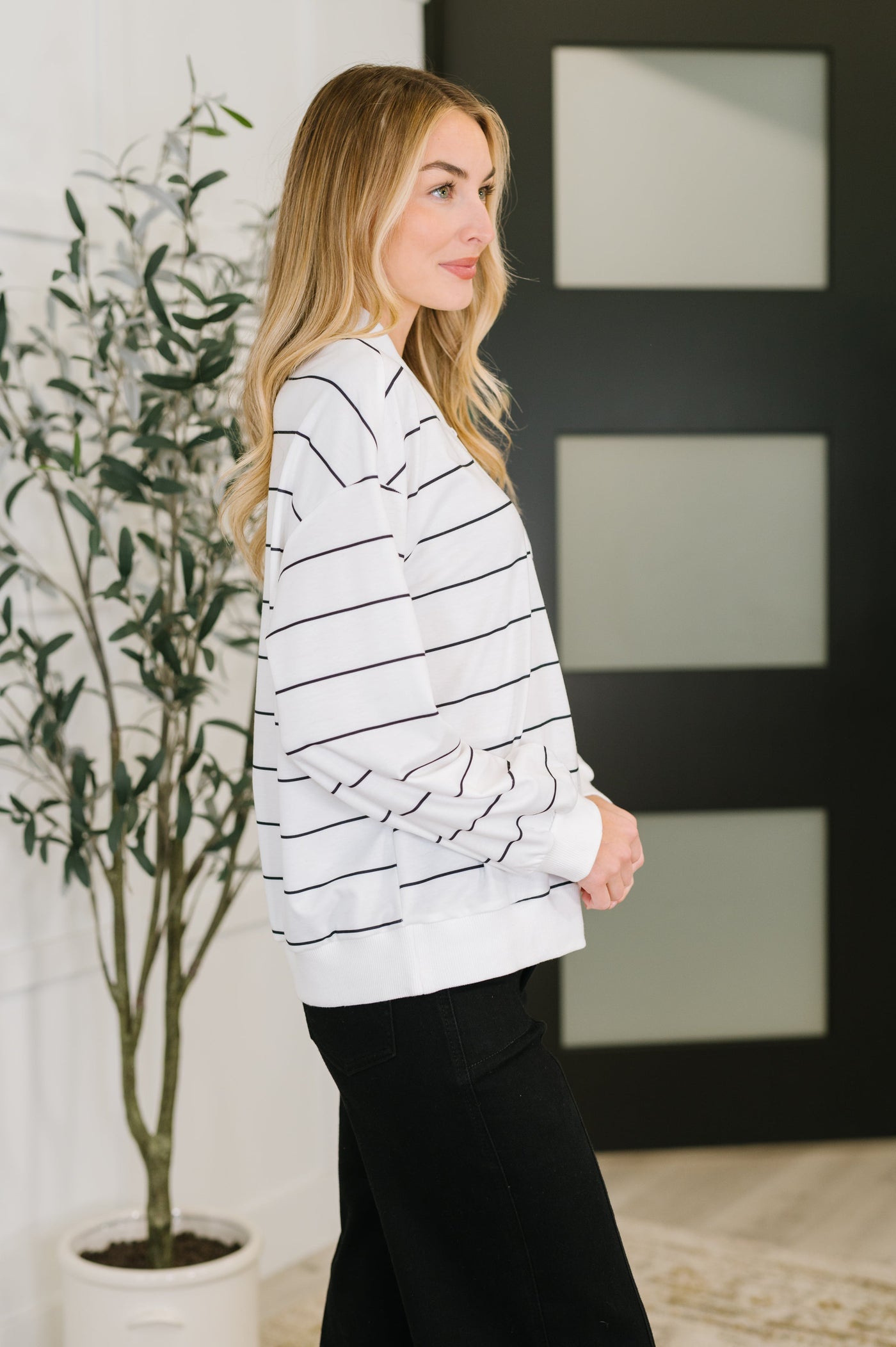 Just My Stripe Zipper Top Southern Soul Collectives