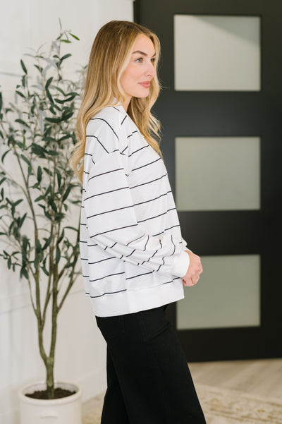 Just My Stripe Zipper Top Southern Soul Collectives