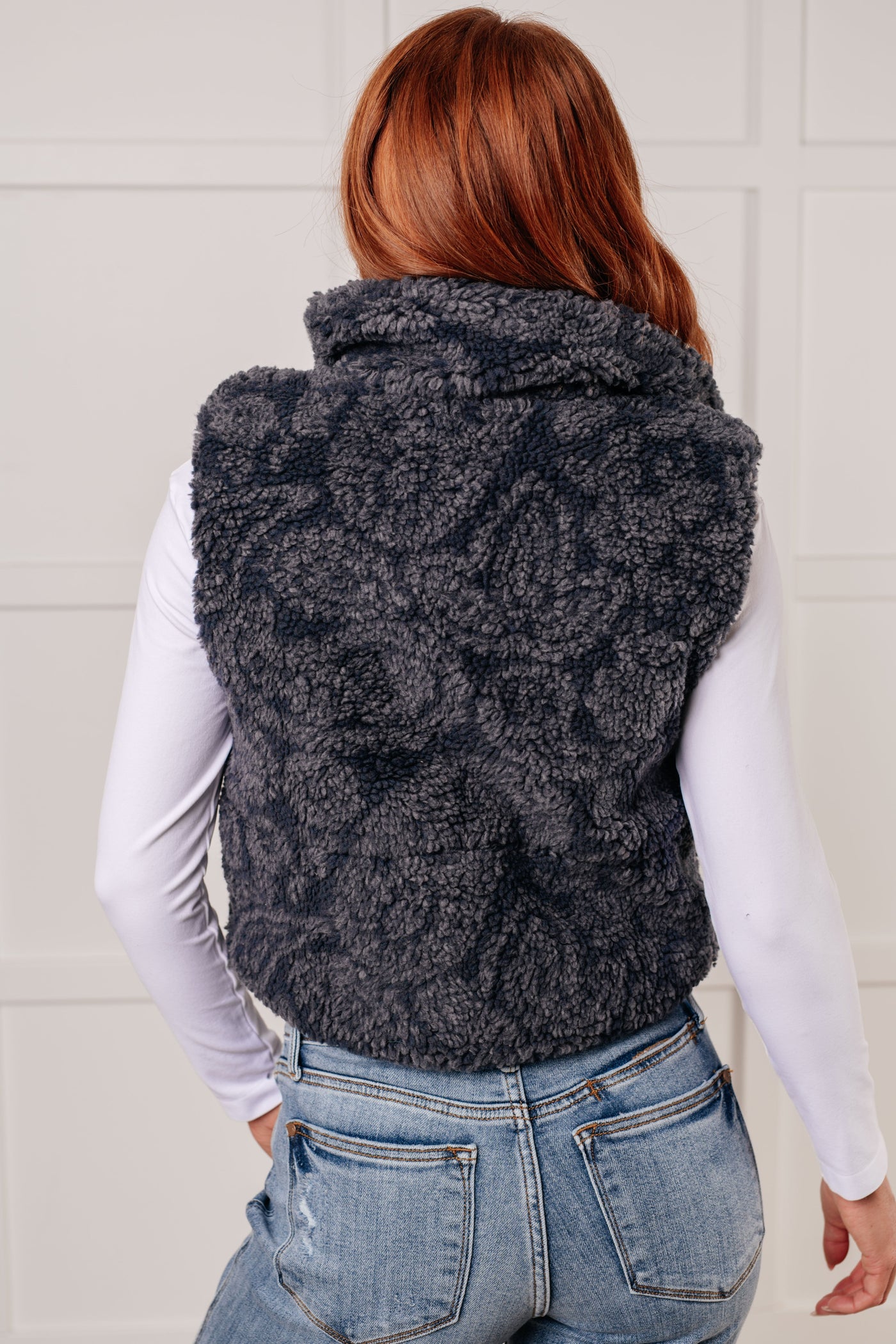 Just One More Layer Paisley Sherpa Print Vest Southern Soul Collectives