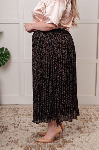 Just What You Wanted Floral Print Pleated Skirt Southern Soul Collectives