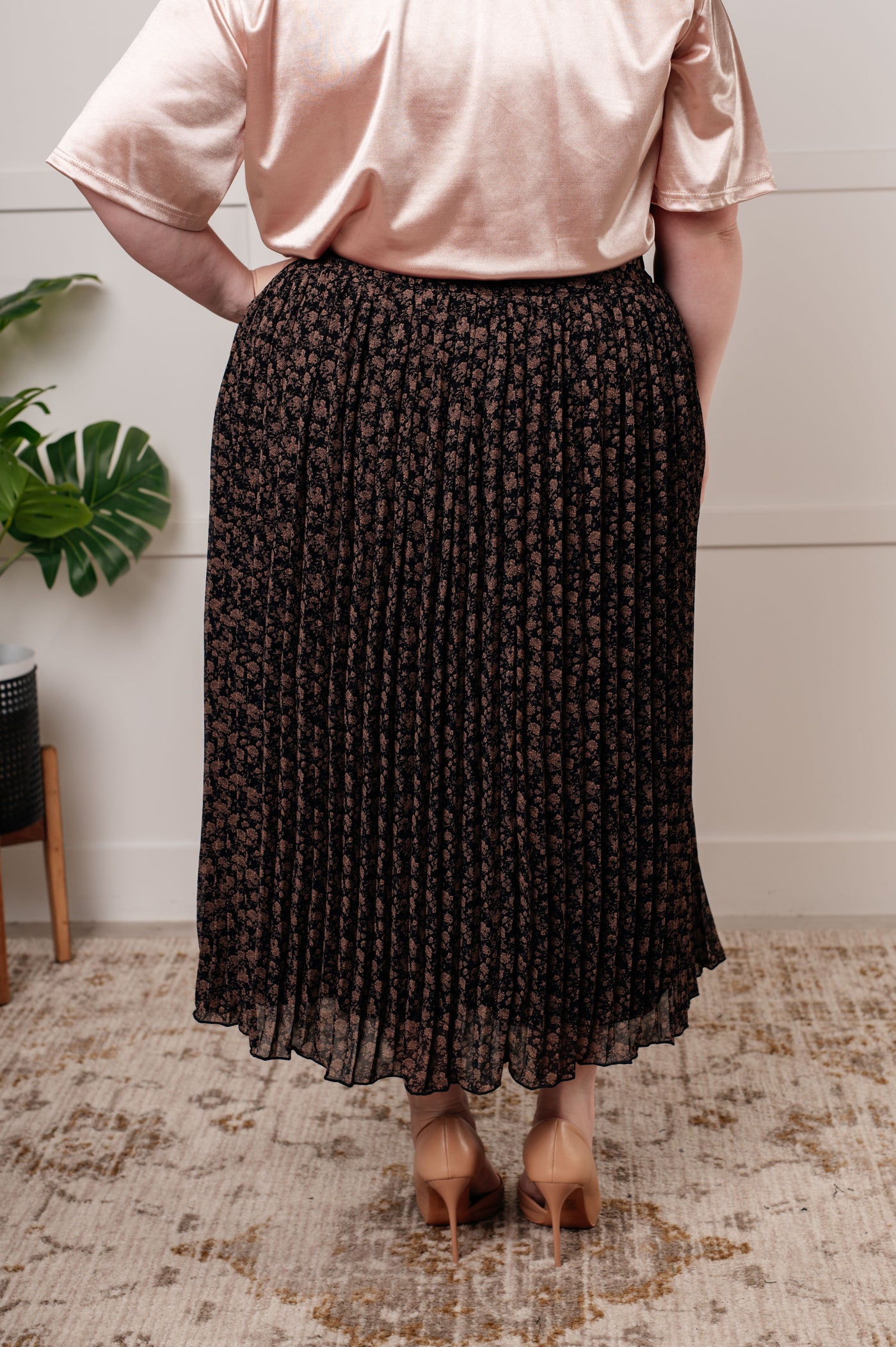 Just What You Wanted Floral Print Pleated Skirt Southern Soul Collectives