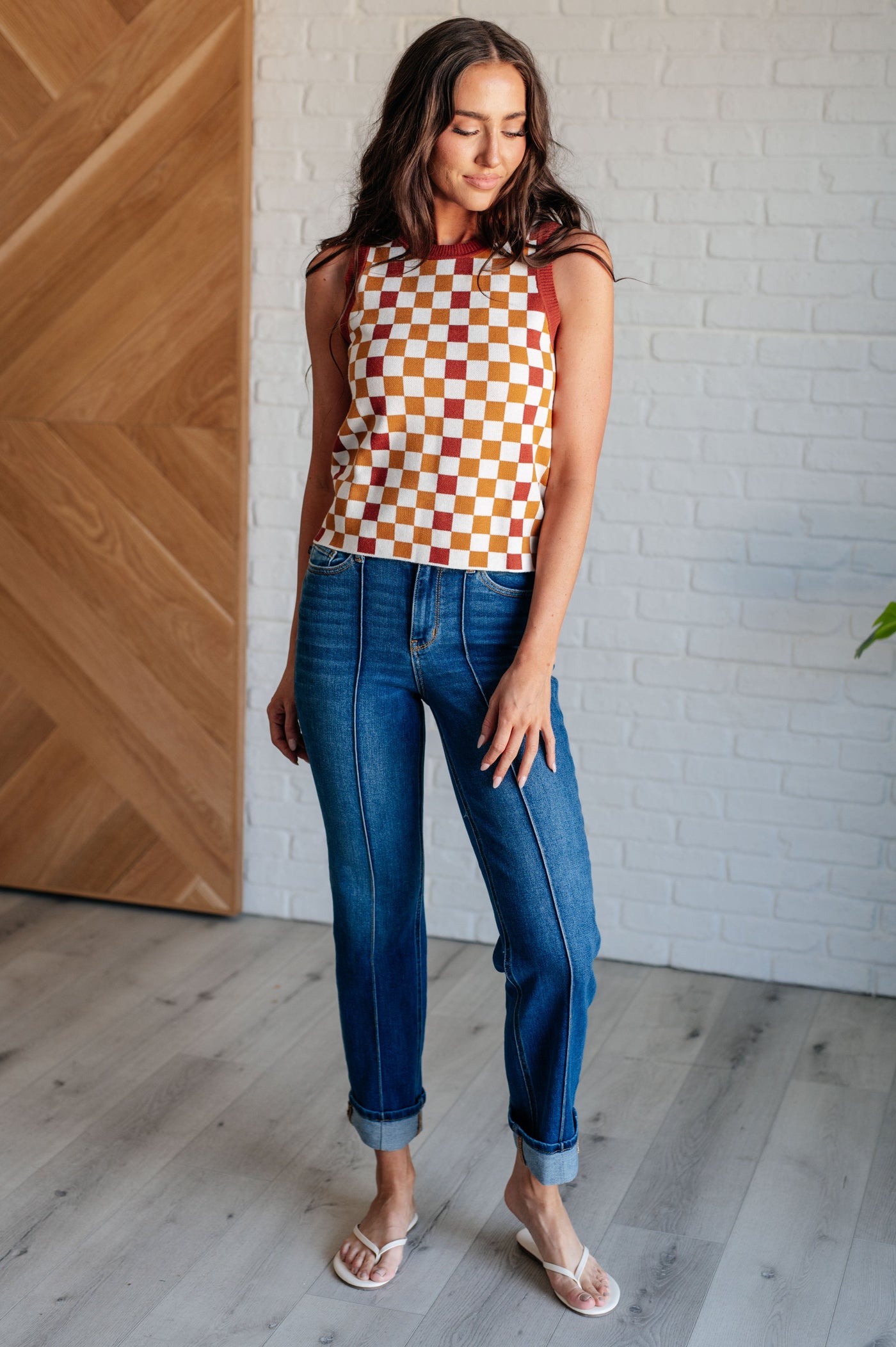 Keeping Score Checkered Tank Southern Soul Collectives