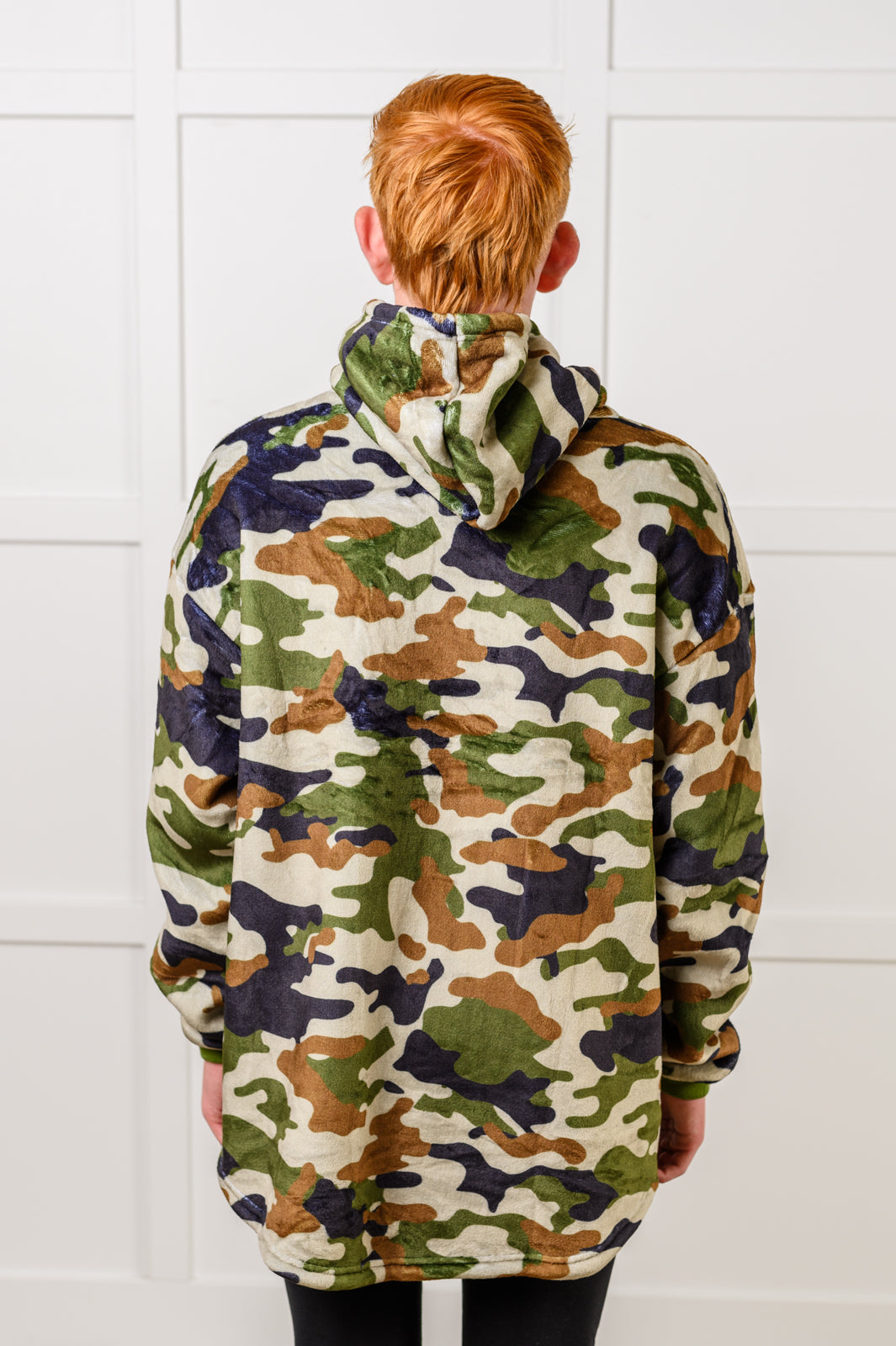 Kids Oversized Hoodie Blanket in Camo Southern Soul Collectives