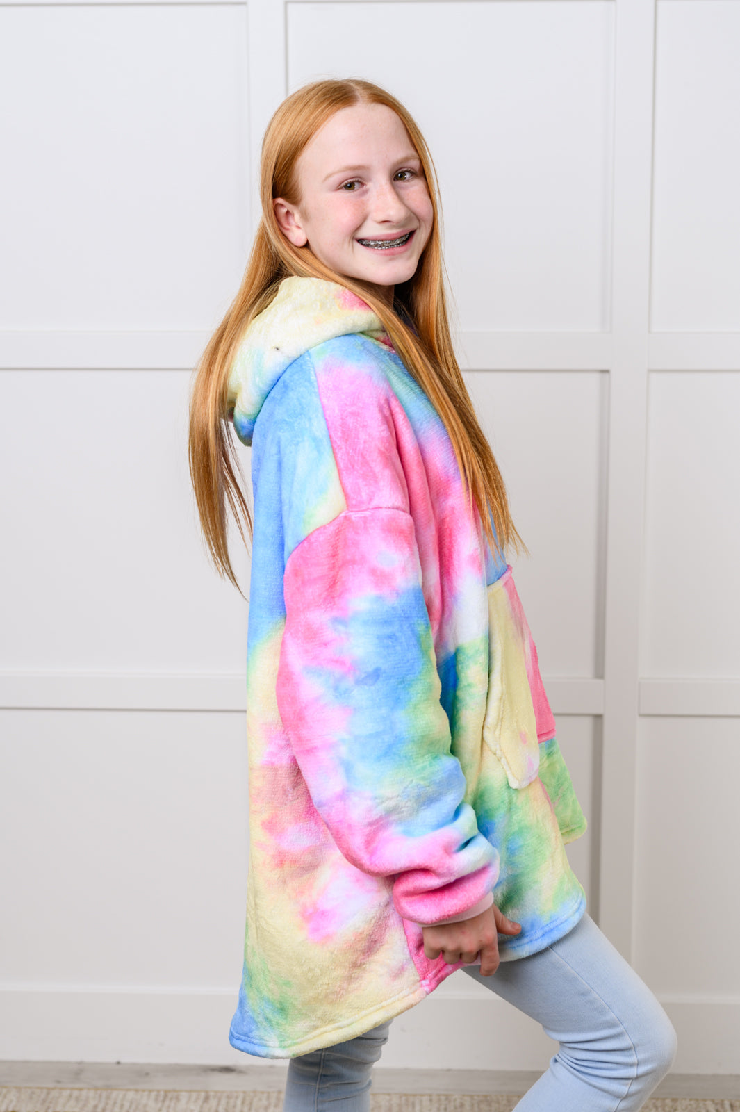 Kids Oversized Hoodie Blanket in Rainbow Southern Soul Collectives