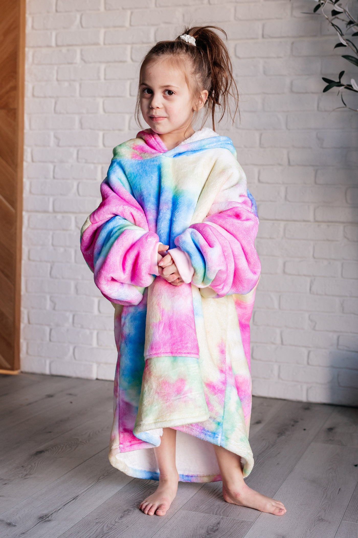 Kids Oversized Hoodie Blanket in Rainbow Southern Soul Collectives