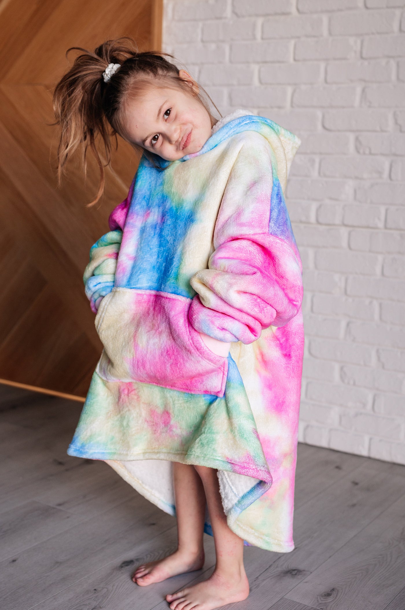 Kids Oversized Hoodie Blanket in Rainbow Southern Soul Collectives