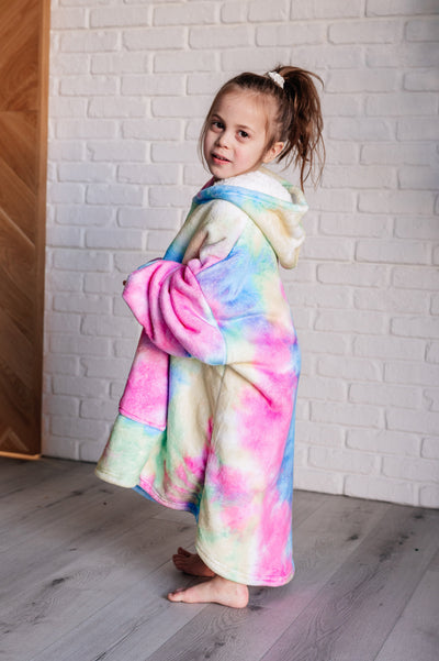 Kids Oversized Hoodie Blanket in Rainbow Southern Soul Collectives