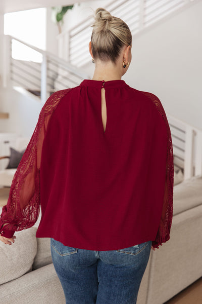 Lace on My Sleeves Blouse Southern Soul Collectives