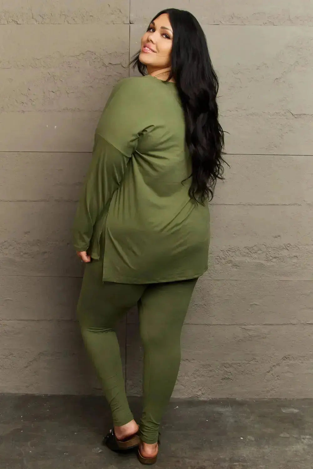 Lazy Days Two-piece Loungewear Set in Moss Green  Southern Soul Collectives
