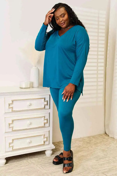 Lazy Days Two-piece Loungewear Set in Teal  Southern Soul Collectives