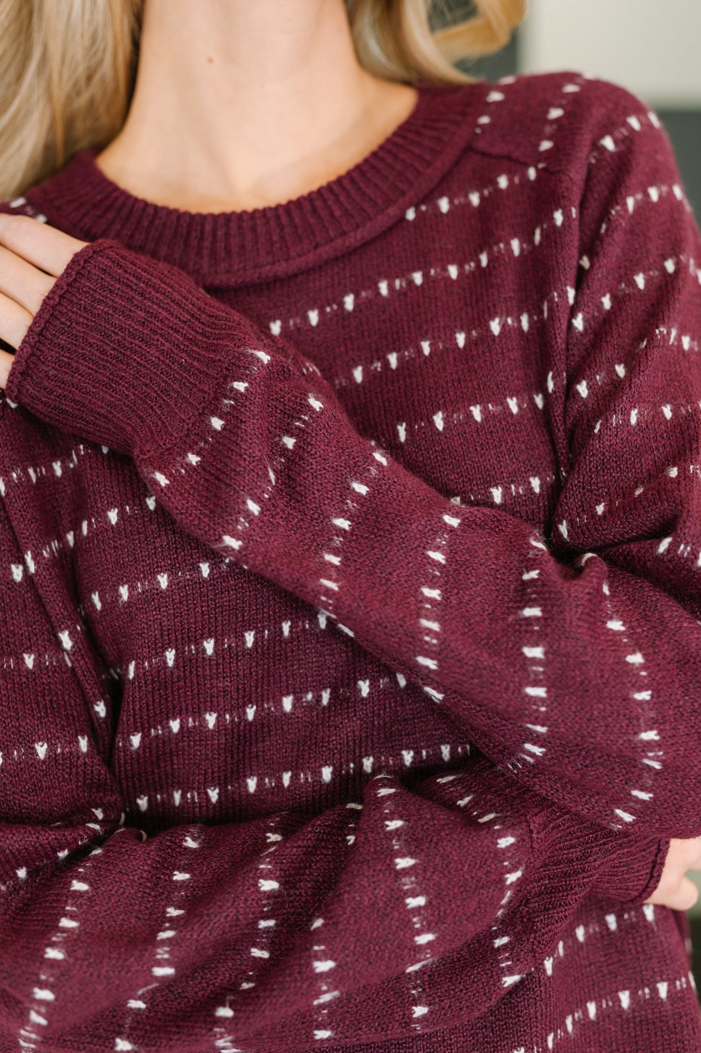 Leaves or Breeze Long Sleeve Knit Top Southern Soul Collectives