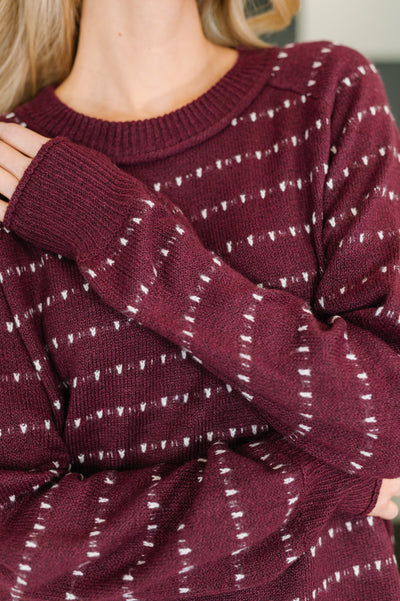 Leaves or Breeze Long Sleeve Knit Top Southern Soul Collectives