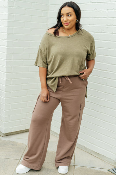 Let Me Live Relaxed Tee in Army Southern Soul Collectives