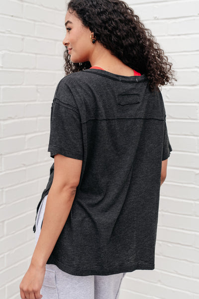 Let Me Live Relaxed Tee in Black Southern Soul Collectives