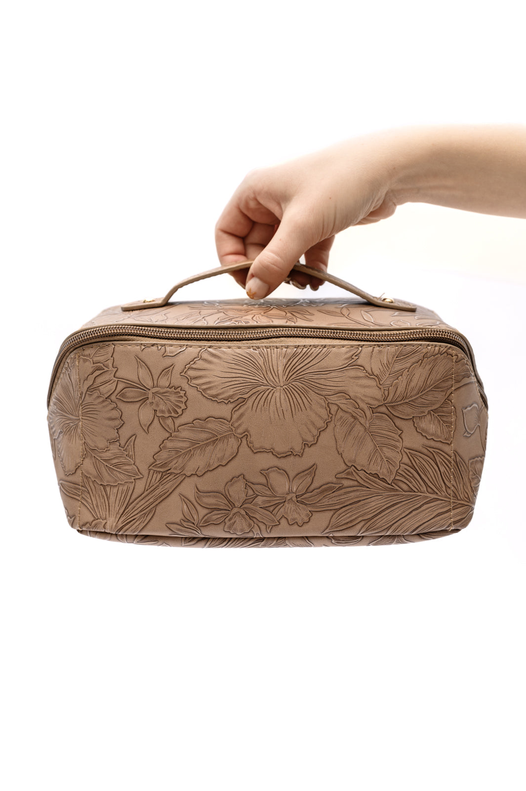 Life In Luxury Large Capacity Cosmetic Bag in Cream Southern Soul Collectives