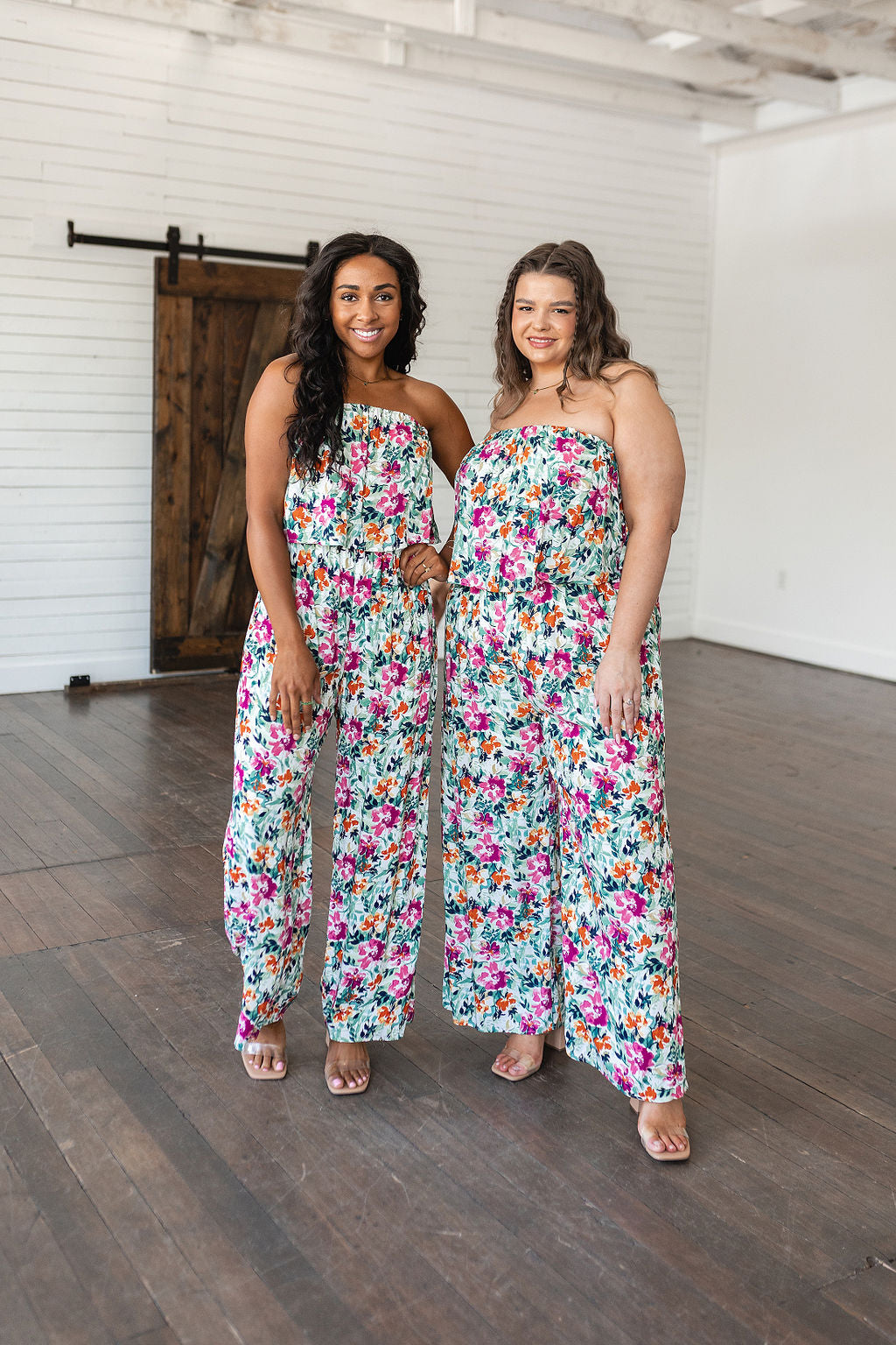 Life of the Party Floral Jumpsuit in Green Southern Soul Collectives