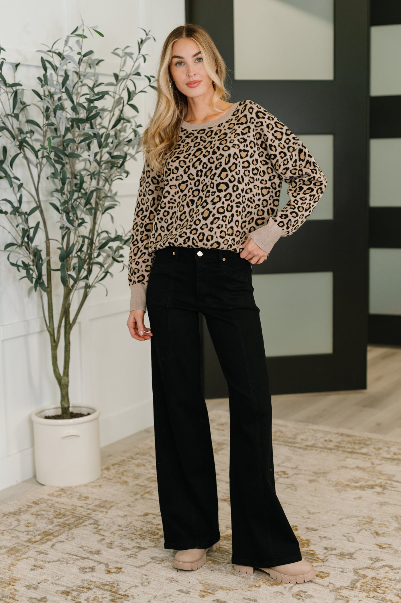 Lil' Sass Never Hurt Leopard Print Pullover Southern Soul Collectives