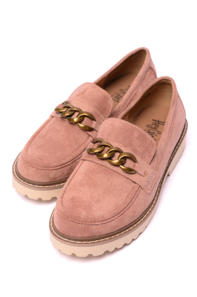 Literally Loafers in Blush Faux Suede Southern Soul Collectives