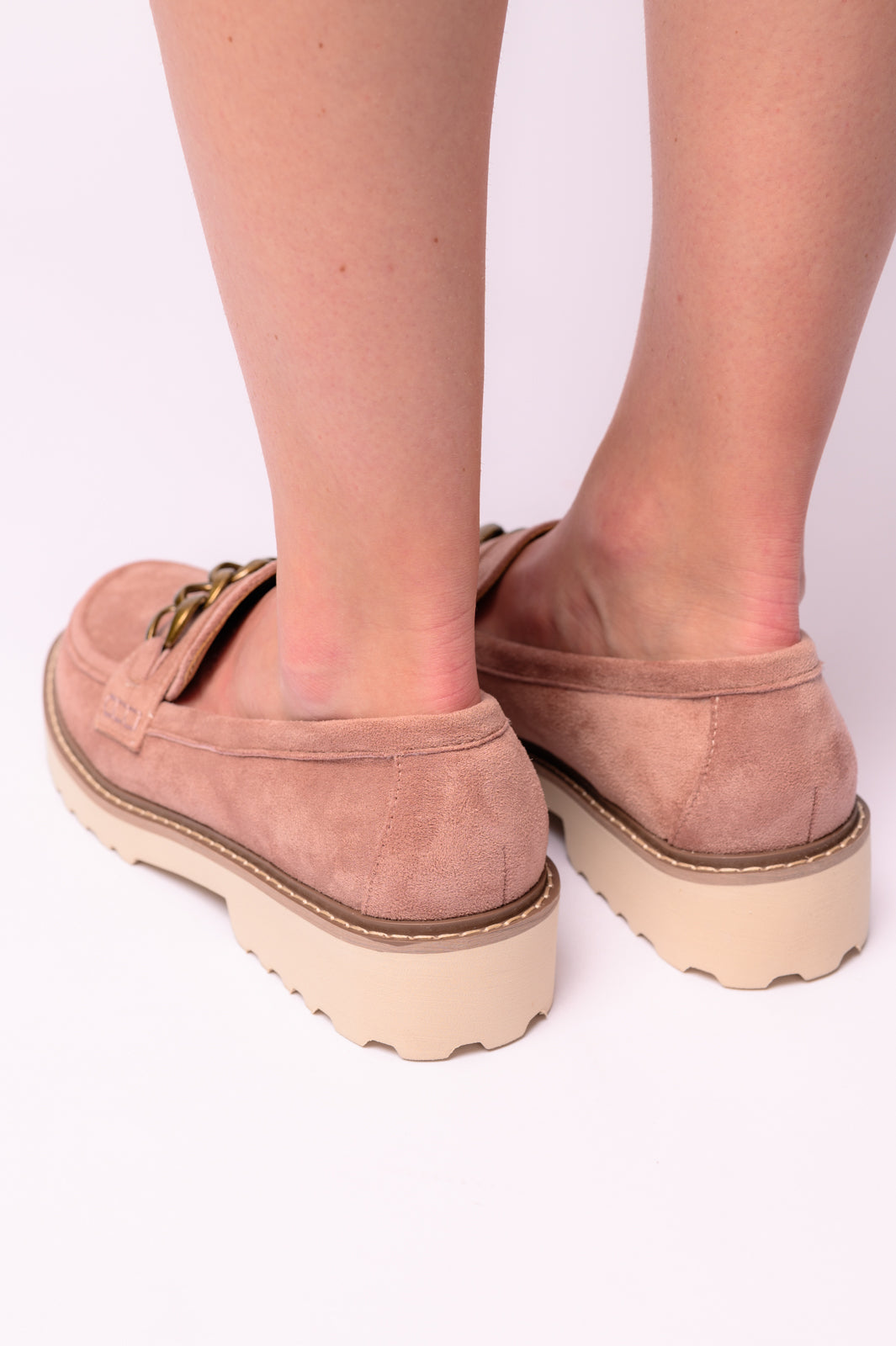 Literally Loafers in Blush Faux Suede Southern Soul Collectives