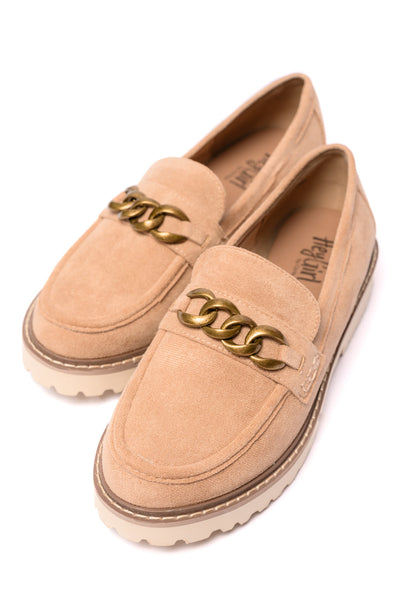 Literally Loafers in Camel Faux Suede Southern Soul Collectives