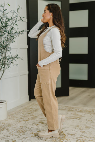 Little Miss Picnic V-Neck Jumpsuit in Brush Southern Soul Collectives