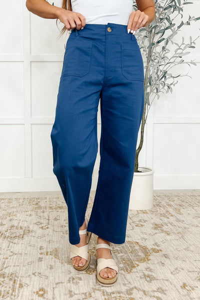 Little Strolls Straight Leg Trousers in Royal Blue Southern Soul Collectives